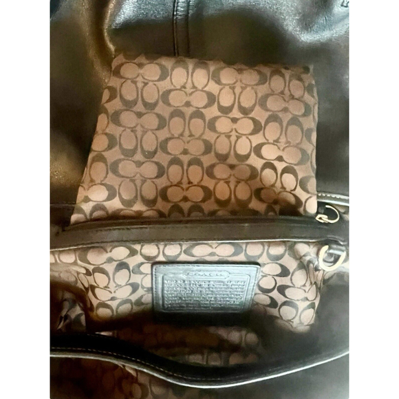 Vintage Coach Black Leather Ergo Hobo Shoulder Bag Handbag Purse 9219 - Picture 10 of 12